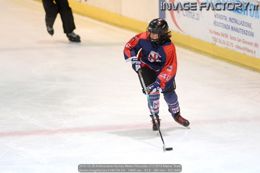 2014-10-26 Ambrosiana-Hockey Milano Rossoblu U12 0414 Maeve Tealdi